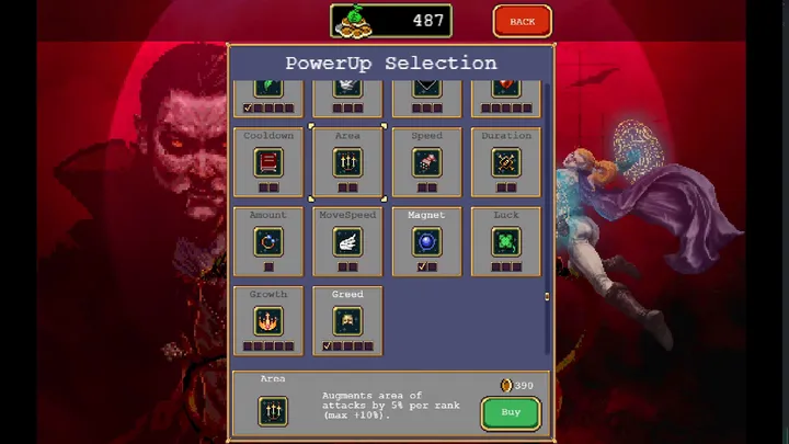 Vampire Survivors скриншот игры
