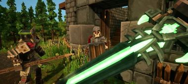 Скриншот игрового процесса Everwind с постройкой базы на летающем корабле и интерфейсом крафта.
